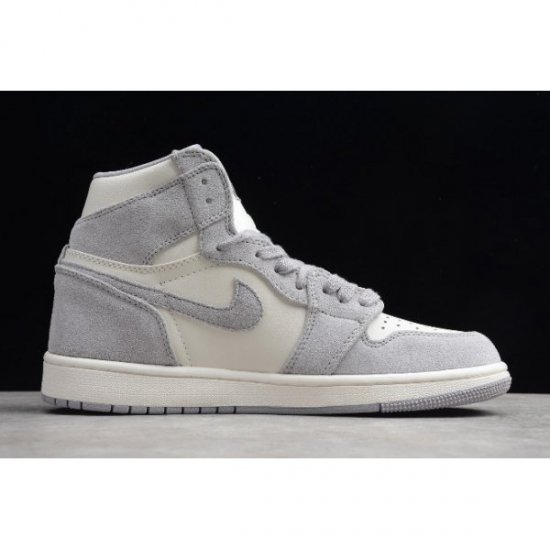 Nike Air Jordan 1 Retro High Premium Beyaz Basketbol Ayakkabısı Türkiye - 9D9R6T0F